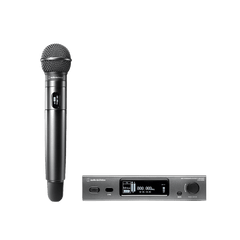 Sistema Inalámbrico UHF | Receptor Red ATW-R3210N | Micrófono Mano ATW-T3202 |  Frecuencia DE2 470-529 MHz | True Diversity | 40 Canales Simultáneos | Alcance 100 m (328 ft)