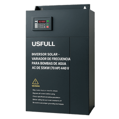 Inversor Solar - Variador de Frecuencia para Bombas de Agua AC de 55KW (70 HP)   440V: Potencia y Eficiencia para Aplicaciones Exigentes