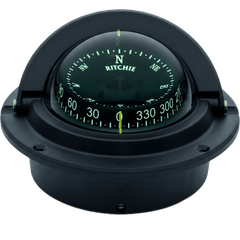 Brújula de Navegación Marítima Ritchie F-83 / Montaje Flush / CombiDial 3" (76 mm) / Iluminación NiteVu Verde / DirectiveForce Magnets / Construcción Compuesta Alta Temperatura / 100% Reparable