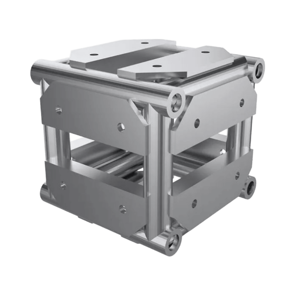 CUBO DE DISEÑO 30 x 30 cm PARA TRUSS DE ALUMINIO TIPO AMERICANO