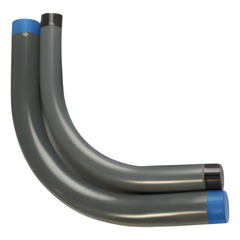 Codo Conduit Rígido de Aluminio de 2" (50.8 mm) con Recubrimiento de PVC.