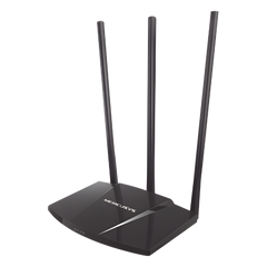 Router N de alta potencia 300 Mbps / 1 Puerto WAN 10/100 / 3 Puertos LAN 10/100 / Chip PA (potencia transmisión 2x) / 3 Antenas de 7 dBi