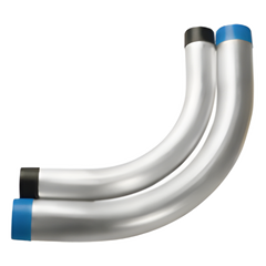 Codo Conduit Rígido de Aluminio de 1" (25.4 mm).