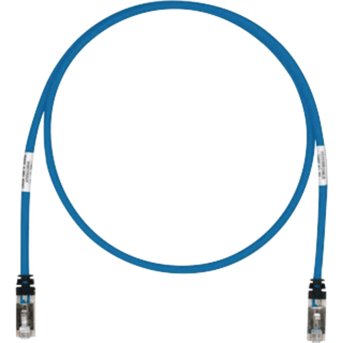 Patch Cord Cat6A, Blindado S/FTP, CM/LS0H, 0.30 Metros (1 Pie), Color Azul