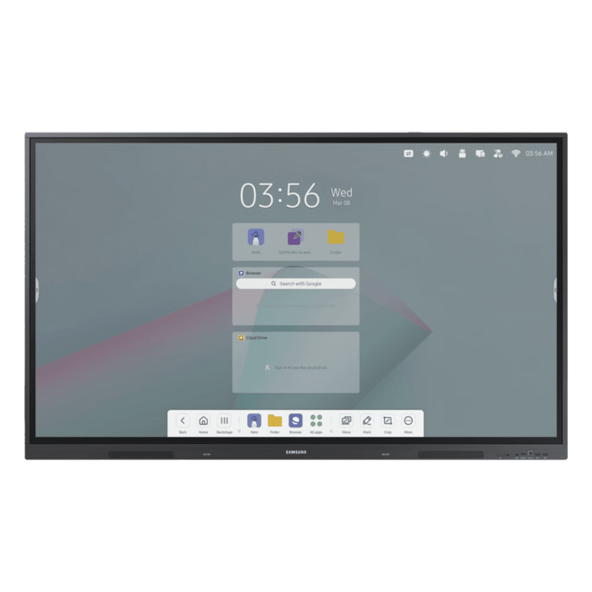 Pantalla Interactiva 75" / Resolución 4K UHD (3840x2160) / Táctil IR / Brillo 400 nits / Android 14 EDLA / WiFi y Bluetooth / Compatible VESA 800x400