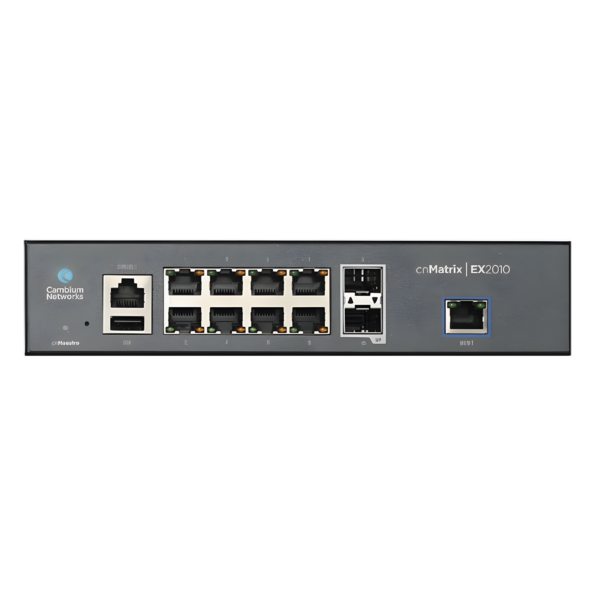 Switch inteligente cnMatrix EX2010 capa 3 de 13 puertos (8 Ethernet Gigabit, 2 SFP, 1 consola, 1 MNGMT, 1 USB) administración desde la Nube