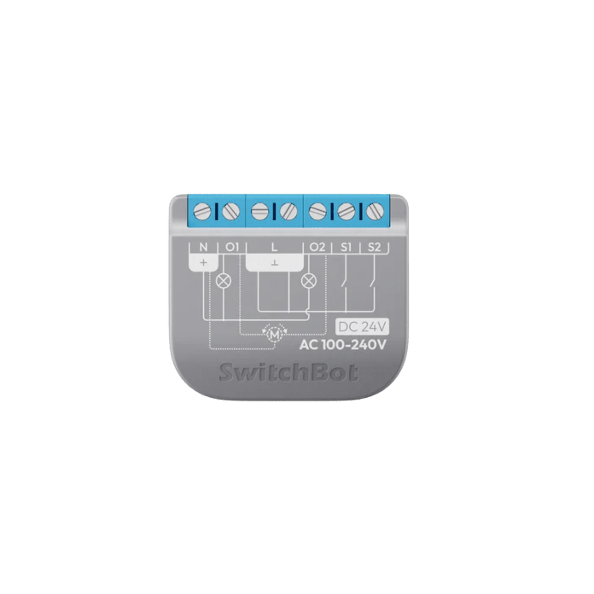 Relay Switch Inteligente 2 Canales / WiFi + BLE / Medición Consumo / 10A por Canal / Protección Sobrecarga / Compatible Matter / 42 x 36 x 16 mm (1.7 x 1.4 x 0.6 in)