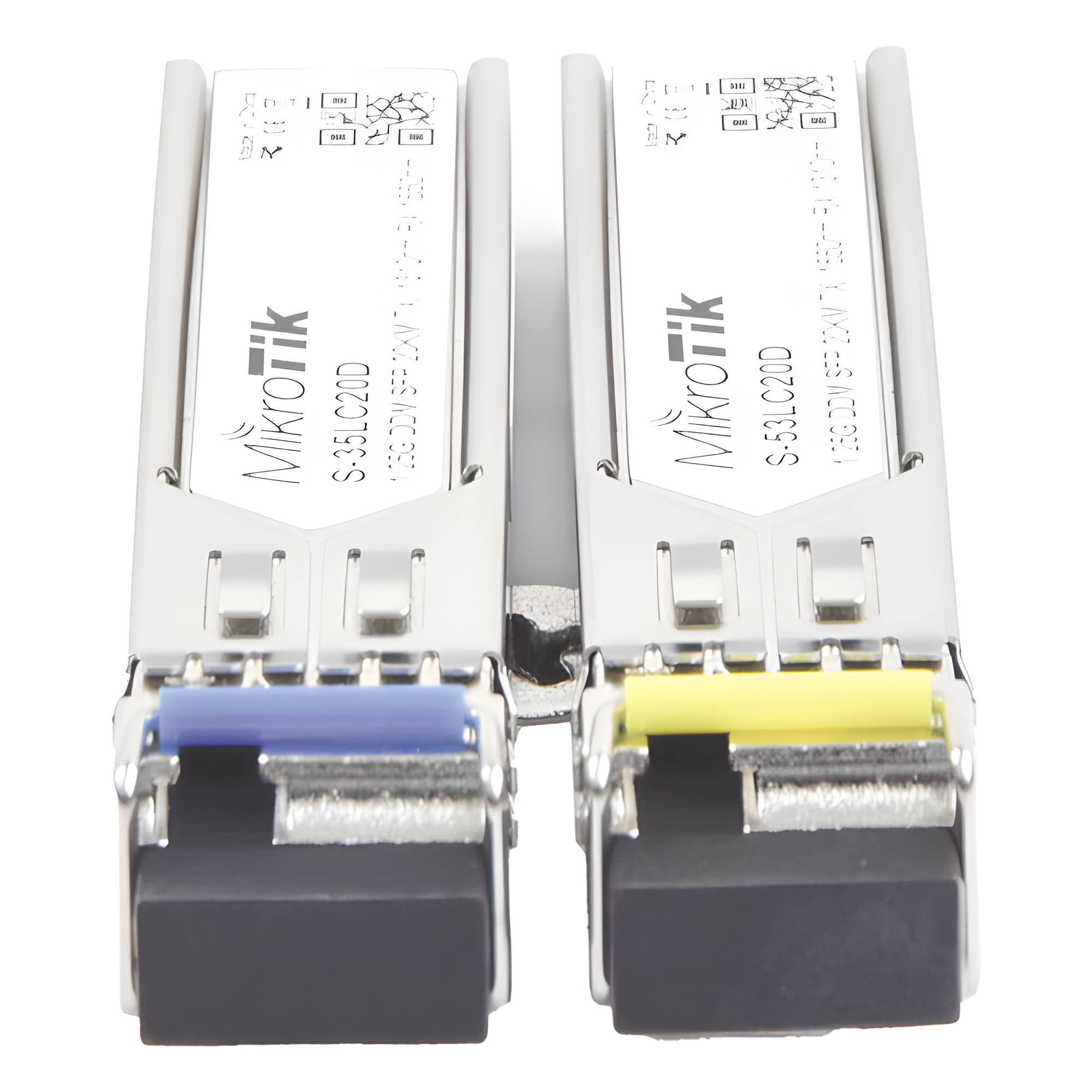 Transceptores MiniGbic SFP 1.25G LC WDM para fibra Mono Modo 20 Kms