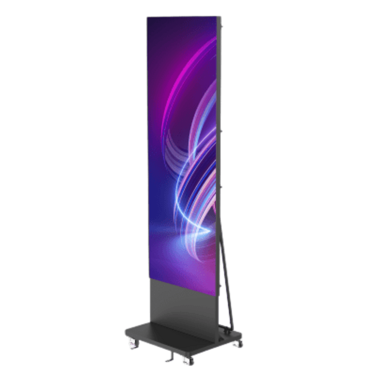 Poster LED de Piso / Pixel Pitch 1.5 mm / Modular (Puede Crecer con Mas Posters) / Case para Transporte / Uso en Interior / Calidad de Video Destacada