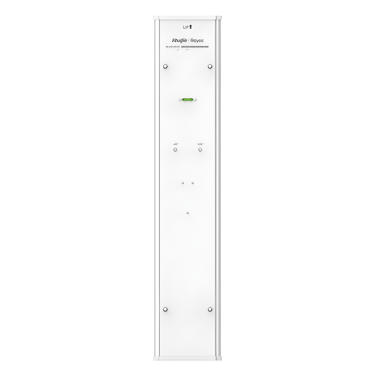 Antena Sectorial de 90° AirMetro con 20 dBi en Banda 5Ghz (5150-5850 Mhz) Slant 45° Compatibilidad Multi-Marca para enlaces Multipunto, Conectores SMA Hembra Inverso.
