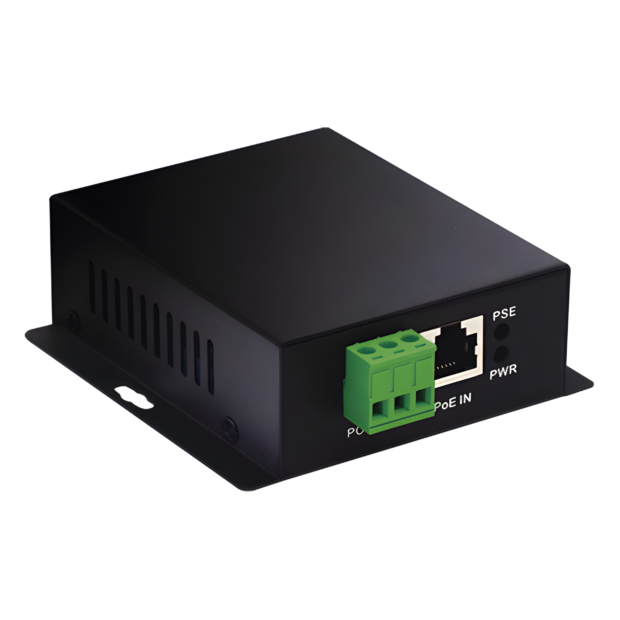 Convertidor PoE Industrial / Entrada PoE 802.3 af/at / Salida PoE pasivo 24V / Conexión plug and play / Alcance de hasta 100 metros / Ideales para Enlaces Inalámbricos
