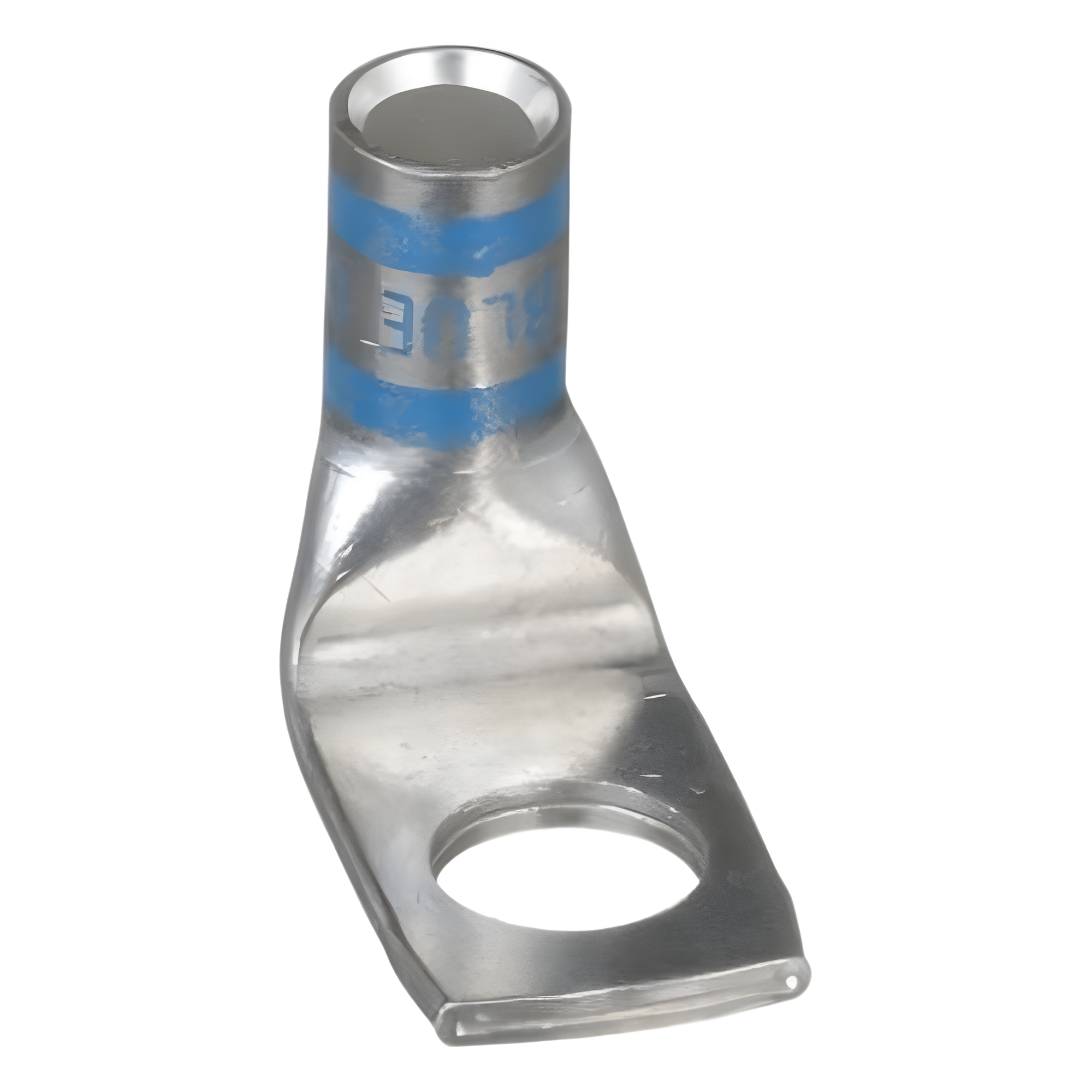 Zapata de compresión LCAX6-38F-L a 90° grados para cal. 6 Awg, Barreno para tornillo prisionero de 3/8, 1 Pz