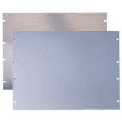 Tapa Ciega Para Rack Estándar de 19in, Plano, de Acero, 2 UR, Color Gris