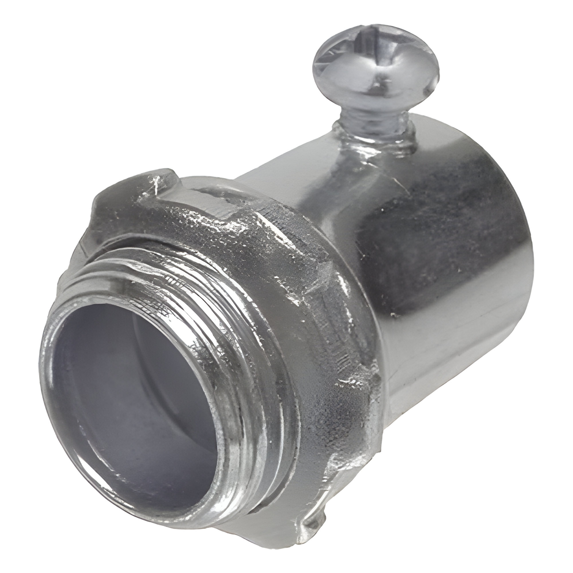 Conector de 1/2" (13 mm) para Pared Delgada con Tornillo.