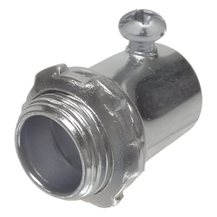 Conector de 1/2" (13 mm) para Pared Delgada con Tornillo.