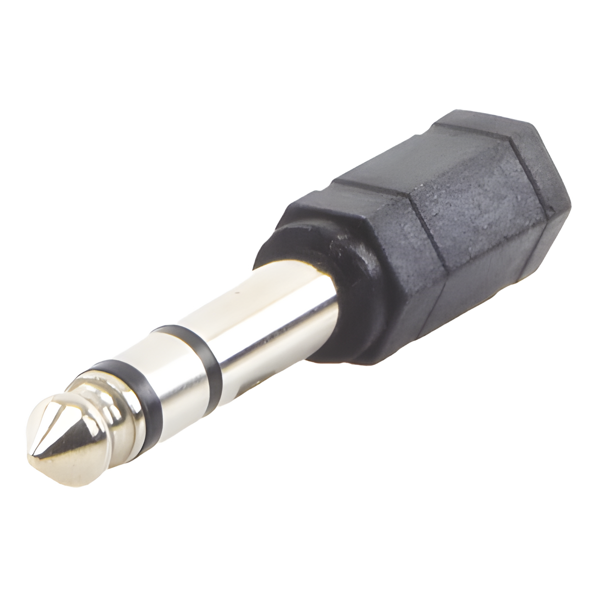 Adaptador de audio 3.5mm hembra a 6.3mm macho (Audio estereo)