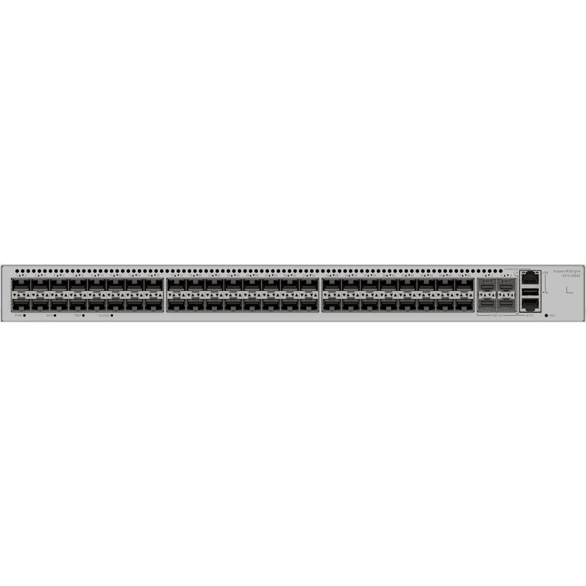 Switch eKit Core/Distribución Administrable Capa 3 / 48 puertos SFP de 1 Gbps + 4 Puertos SFP+ de 10 Gbps / Soporta iStack / Capacidad de Conmutación de 176 Gbps / Gestión Gratuita desde la Nube / Libre de Licenciamiento