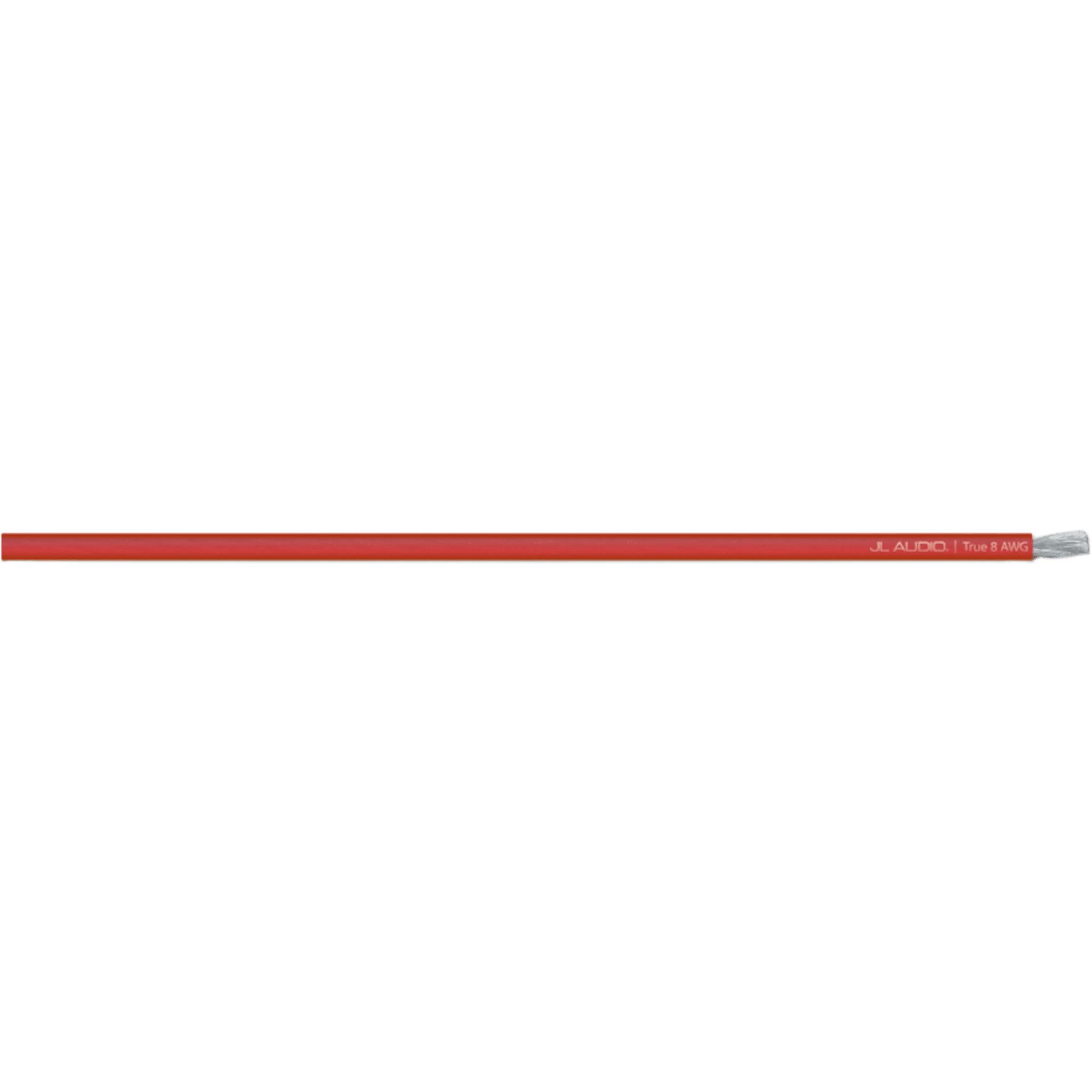 Cable de Alimentación para Audio / 8 AWG Real / 250 pies (76.2 m) / Cobre OFC Estañado / 735 Hilos / Cubierta PVC Rojo Translúcido / Hasta 40 A