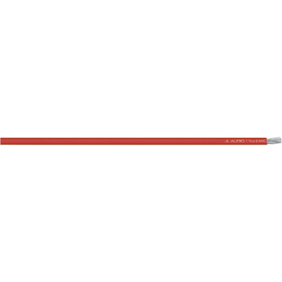 Cable de Alimentación para Audio / 8 AWG Real / 250 pies (76.2 m) / Cobre OFC Estañado / 735 Hilos / Cubierta PVC Rojo Translúcido / Hasta 40 A