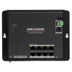 Switch Industrial / Administrable Gigabit / 8 Puertos Gigabit PoE+ (30 W) / 2 Puertos SFP / 240 W Total / 48 a 57 VCD / Ideal para Proyectos / 300 Metros de Distancia