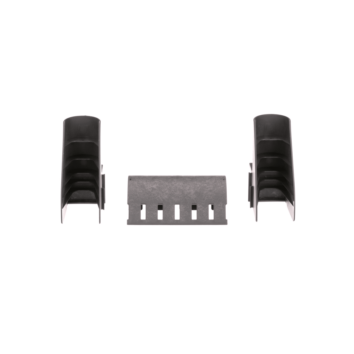 Kit de Bajada de Cables Para Charola Tipo Escalerilla, Con Control de Radio de Curvatura, Fabricado en Nylon 6.6, Color Negro