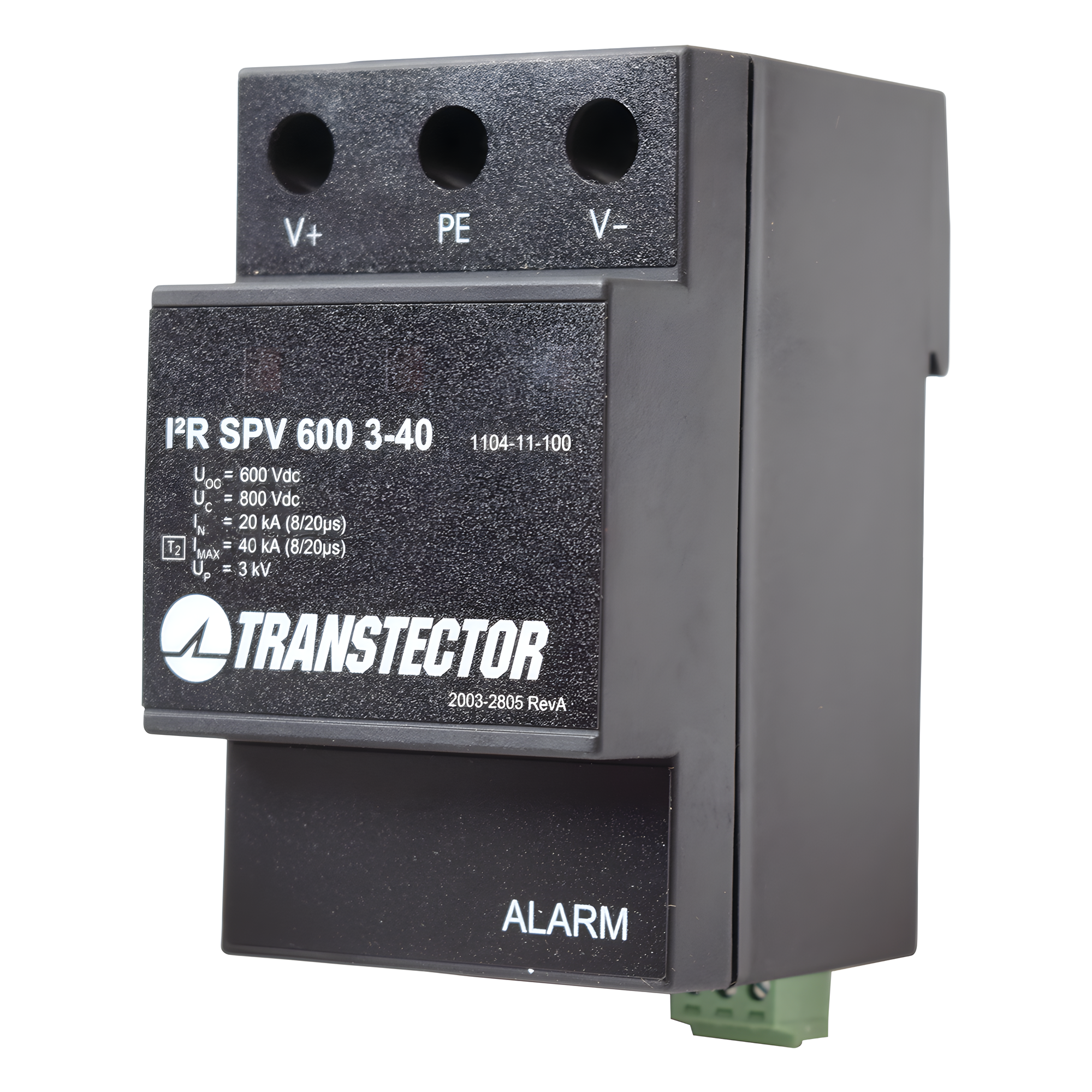 Supresor de Sobretensiones A 600 VDC Tipo 2 En Montaje DIN Rail (1104-11-100)