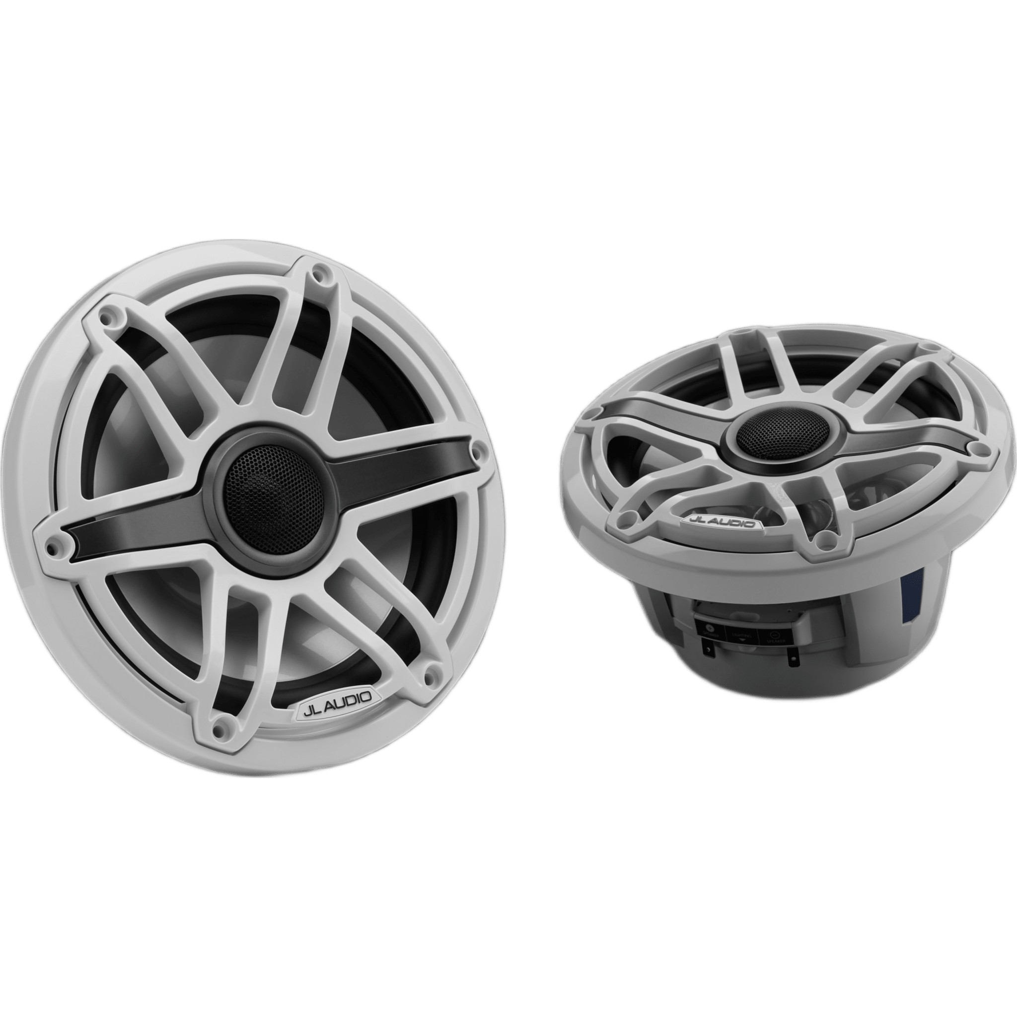 Bocina Náutica JL Audio M6 7.7" / Coaxial / 100 W RMS / 91 dB / 45 Hz-25 kHz / 4 &Omega; / LED Transflective™ / Rejilla Deportiva Blanca