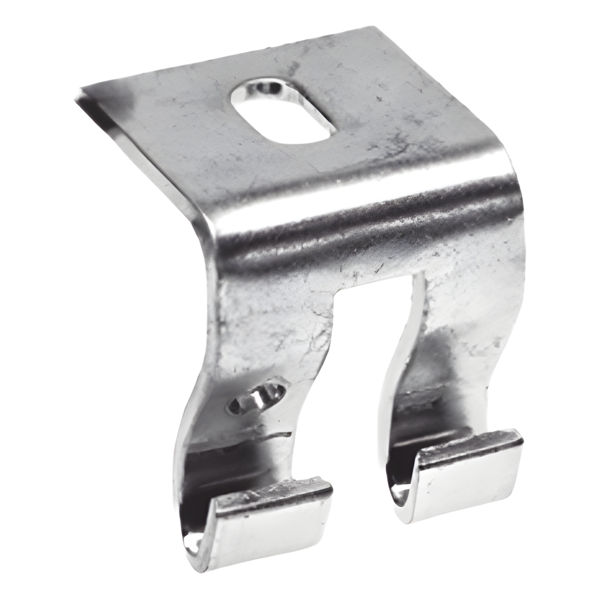 Grapa de Suspensión para Charola Tipo Malla / Acero al Carbón Calibre 12 (2.7 mm) / Anchos 50 mm a 300 mm (2 in a 11.8 in) / Múltiples Acabados: EZ, BM, GAC, EP, I304L, I316L / Certificación NOM-001-SEDE-2012, CFE 57100 / Norma