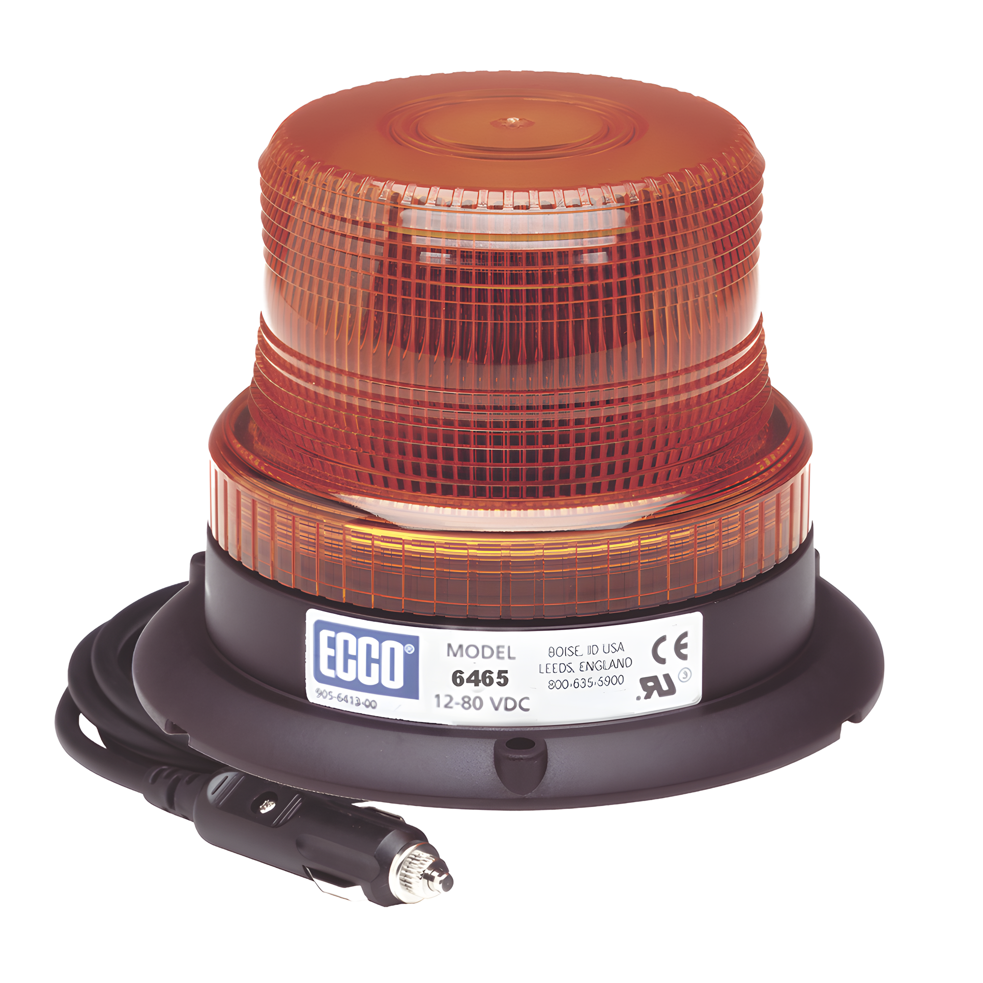Mini Burbuja Led color Ámbar Serie X6465 con montaje de succión magnetico