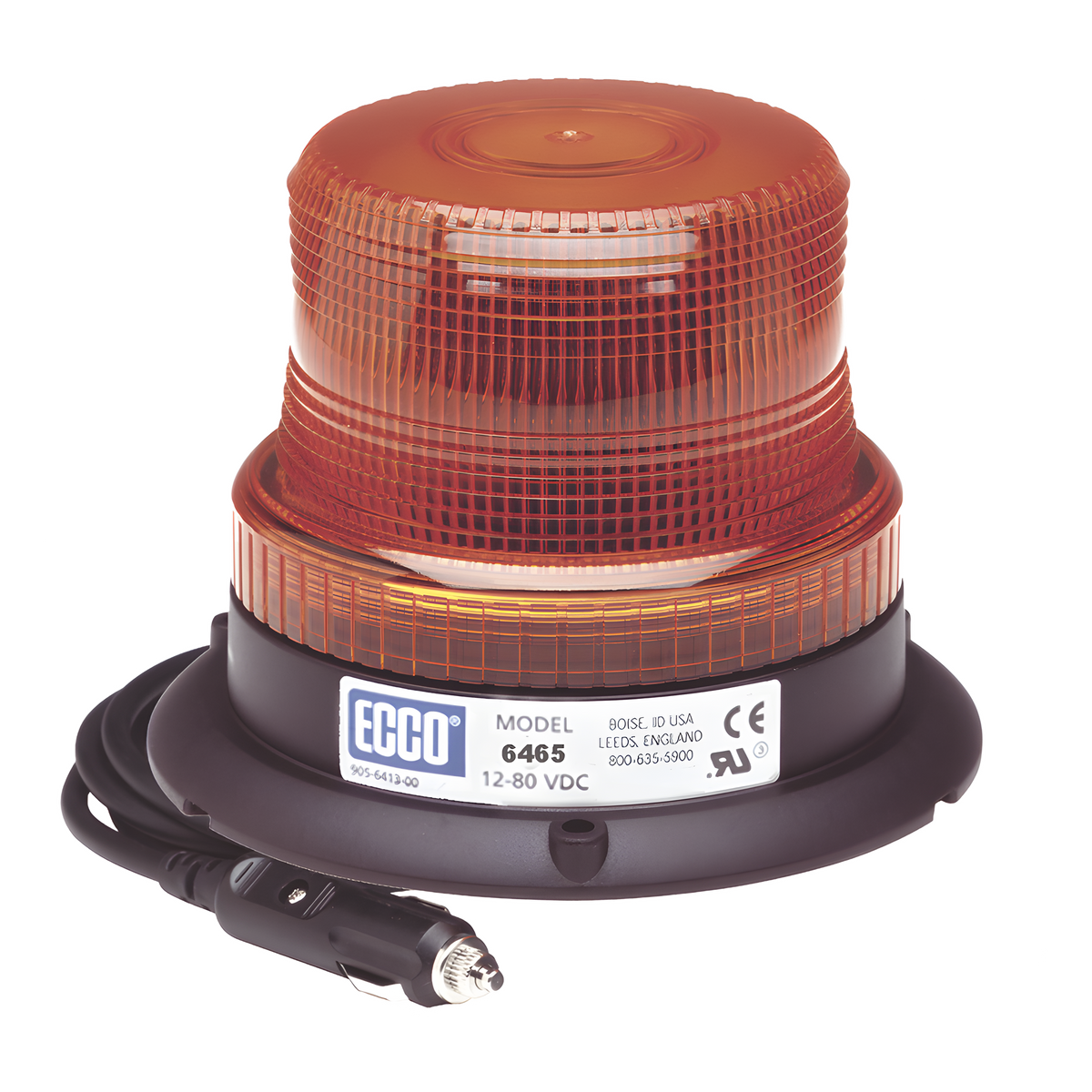 Mini Burbuja Led color Ámbar Serie X6465 con montaje de succión magnetico