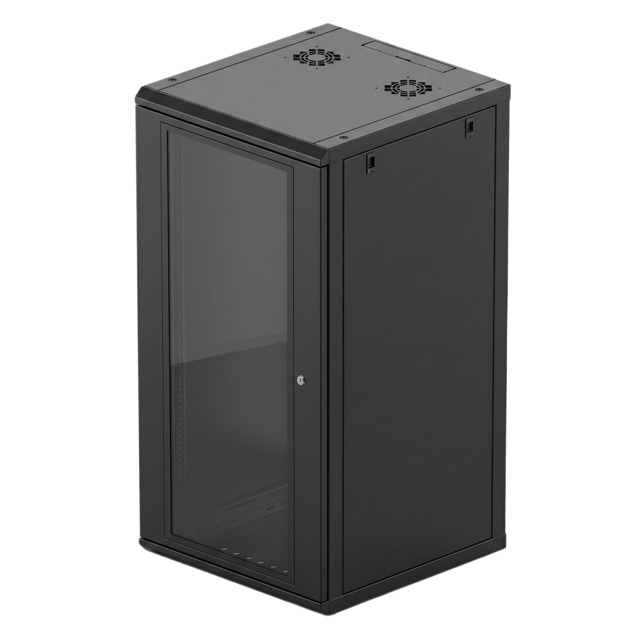 Gabinete de Pared 24U de 635 mm de Profundidad, Rack de 19 in en Acero Reforzado: Compacto y Resistente para Soluciones Profesionales