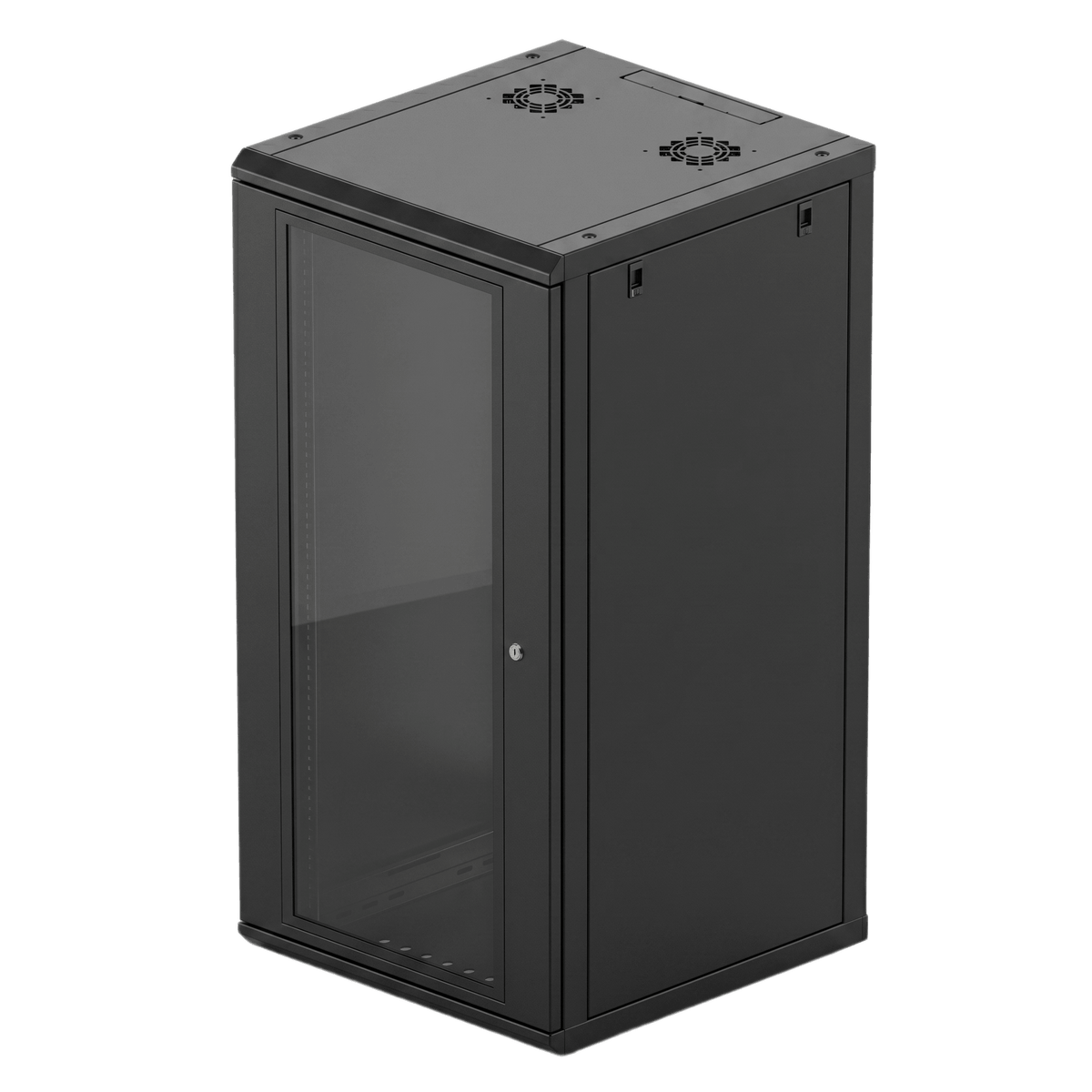 Gabinete de Pared 24U de 635 mm de Profundidad, Rack de 19 in en Acero Reforzado: Compacto y Resistente para Soluciones Profesionales