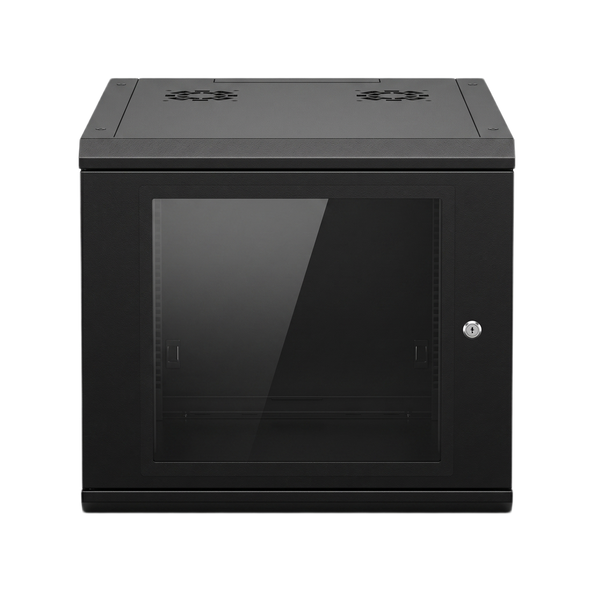 Gabinete de Pared 9U de 635 mm de Profundidad, Rack de 19 in en Acero Reforzado: Compacto y Resistente para Soluciones Profesionales