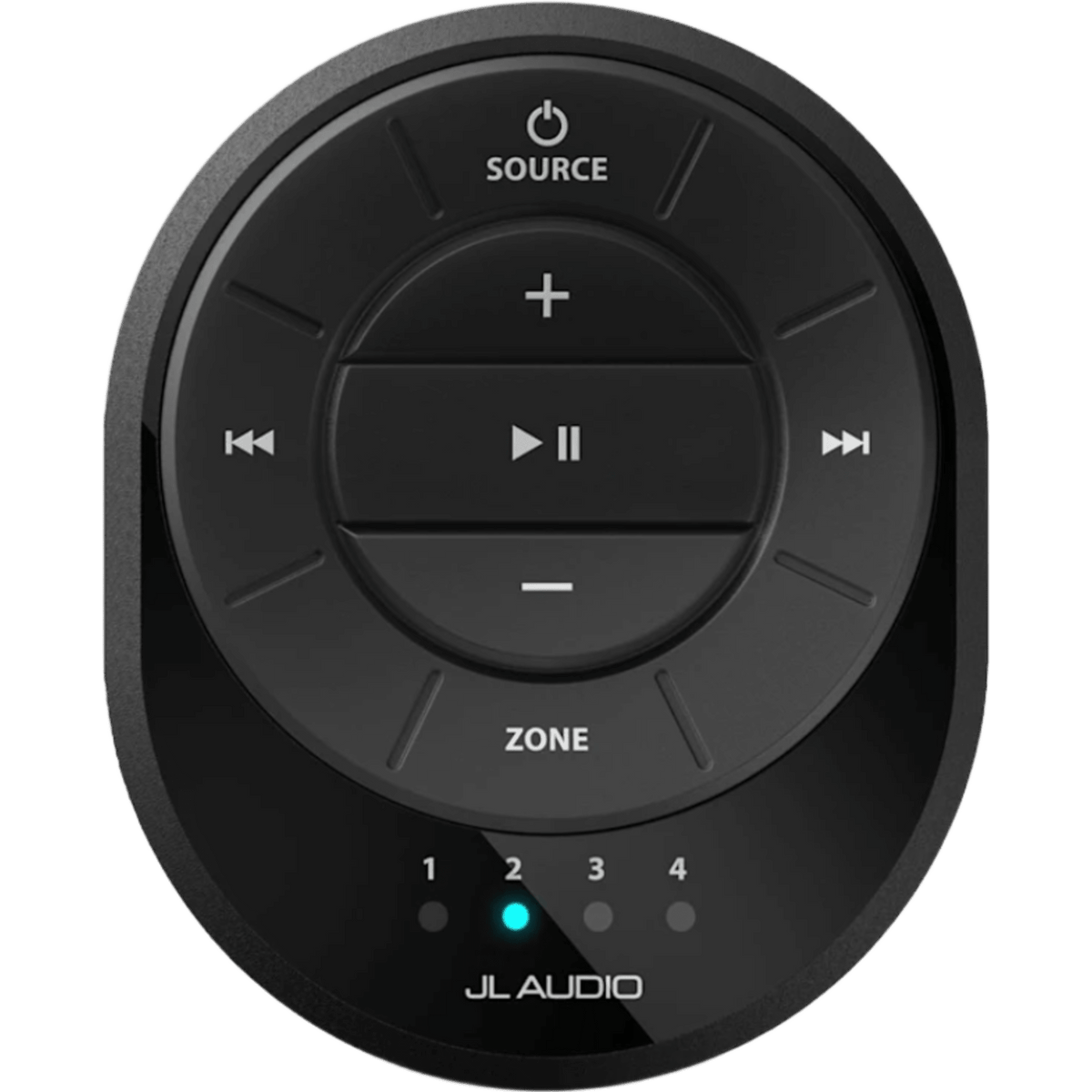Control Remoto Marino / IP68 / Indicador de Zona LED / Bluetooth hasta 11 m (35 ft) / Fuentes y Formatos Derivados de Unidad Host / Dimensiones 80 x 65 x 12 mm (3.15 x 2.56 x 0.49 in) / Temperatura -20 °C a 60 °C (-4 °F a 140 °F)
