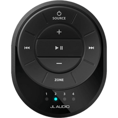 Control Remoto Marino / IP68 / Indicador de Zona LED / Bluetooth hasta 11 m (35 ft) / Fuentes y Formatos Derivados de Unidad Host / Dimensiones 80 x 65 x 12 mm (3.15 x 2.56 x 0.49 in) / Temperatura -20 °C a 60 °C (-4 °F a 140 °F)