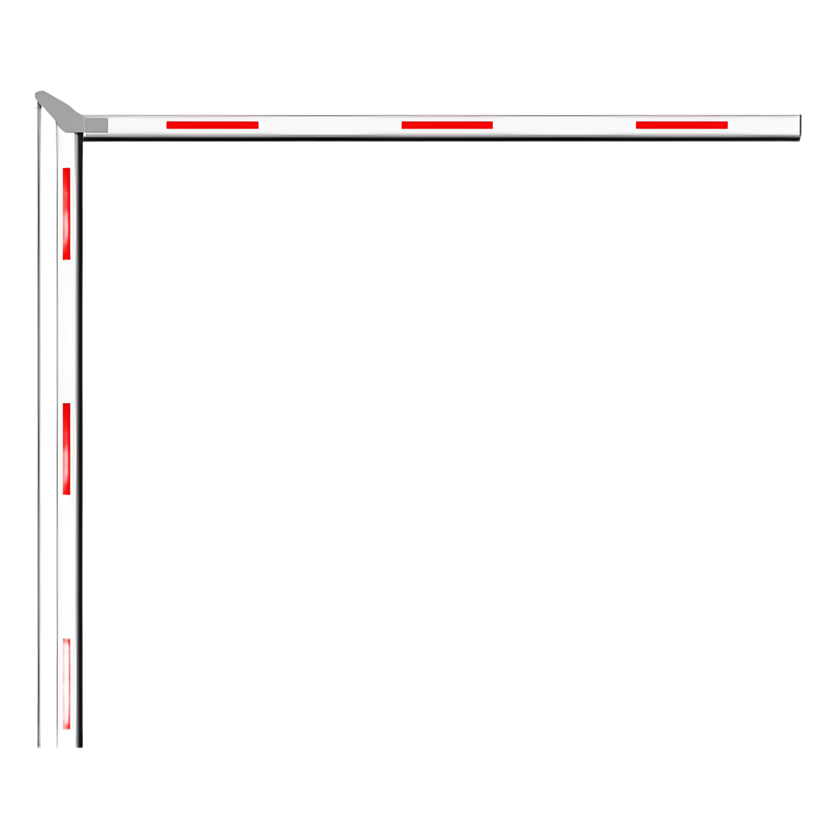 Brazo Articulado 5 mts (2.5+2.5) para Barreras Hikvision Serie DSTMG520 / Requiere Enganche Articulado