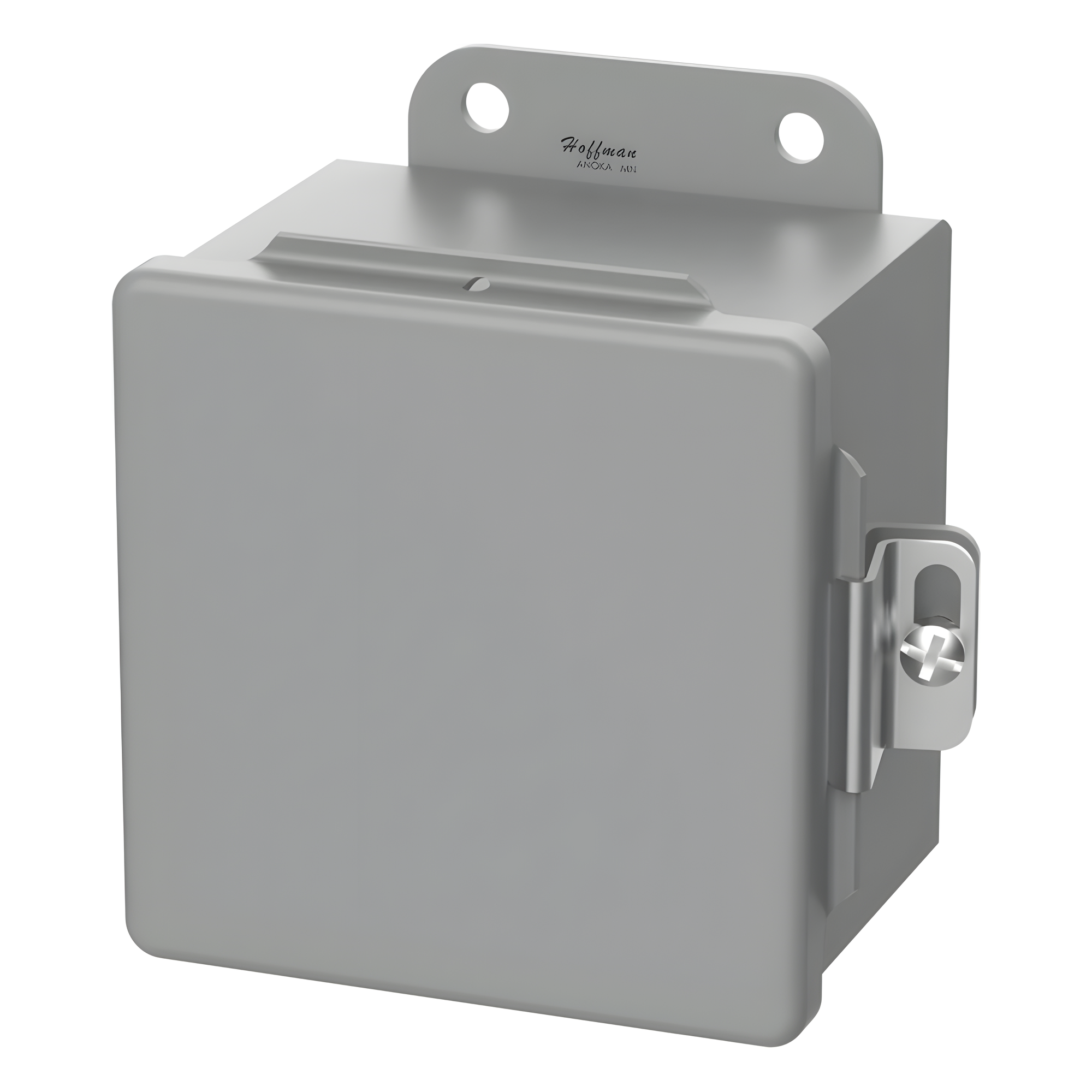 Gabinete de Bisagra Continua CH / NEMA Tipo 12 / 6 x 4 x 3 in (152 x 102 x 76 mm) / Acero Dulce / Gris / Abrazaderas Atornilladas / Montaje en Pared