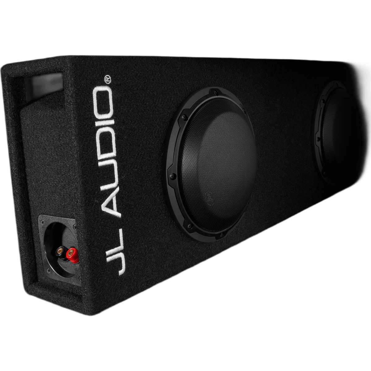 Subwoofer con Caja para Coche JL Audio MicroSub W3 / Dual 8" / 500 W RMS / 2 &Omega; o 4 &Omega; / Carcasa con Puertos / Terminal de 5 Vías