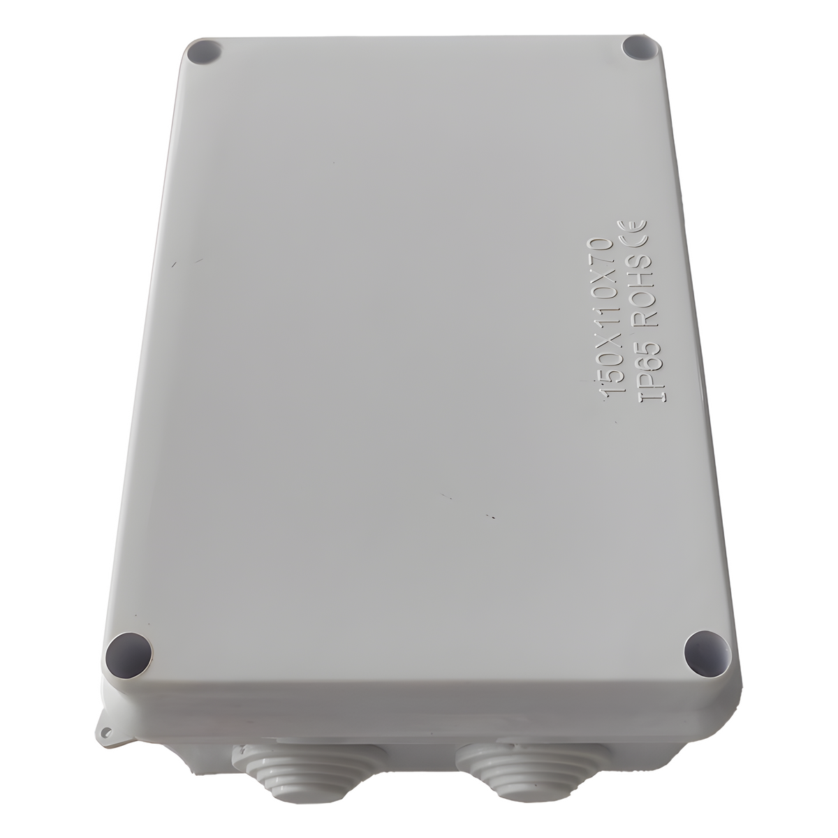 Caja de Derivación-Conexión para Exterior IP65 con 10 Entradas / 150 x 110 x 70 mm (5.9 x 4.3 x 2.8 in) / Sellado Seguro con Empaque + 4 Tornillos / Resiste Agua, Polvo y Sol Directo