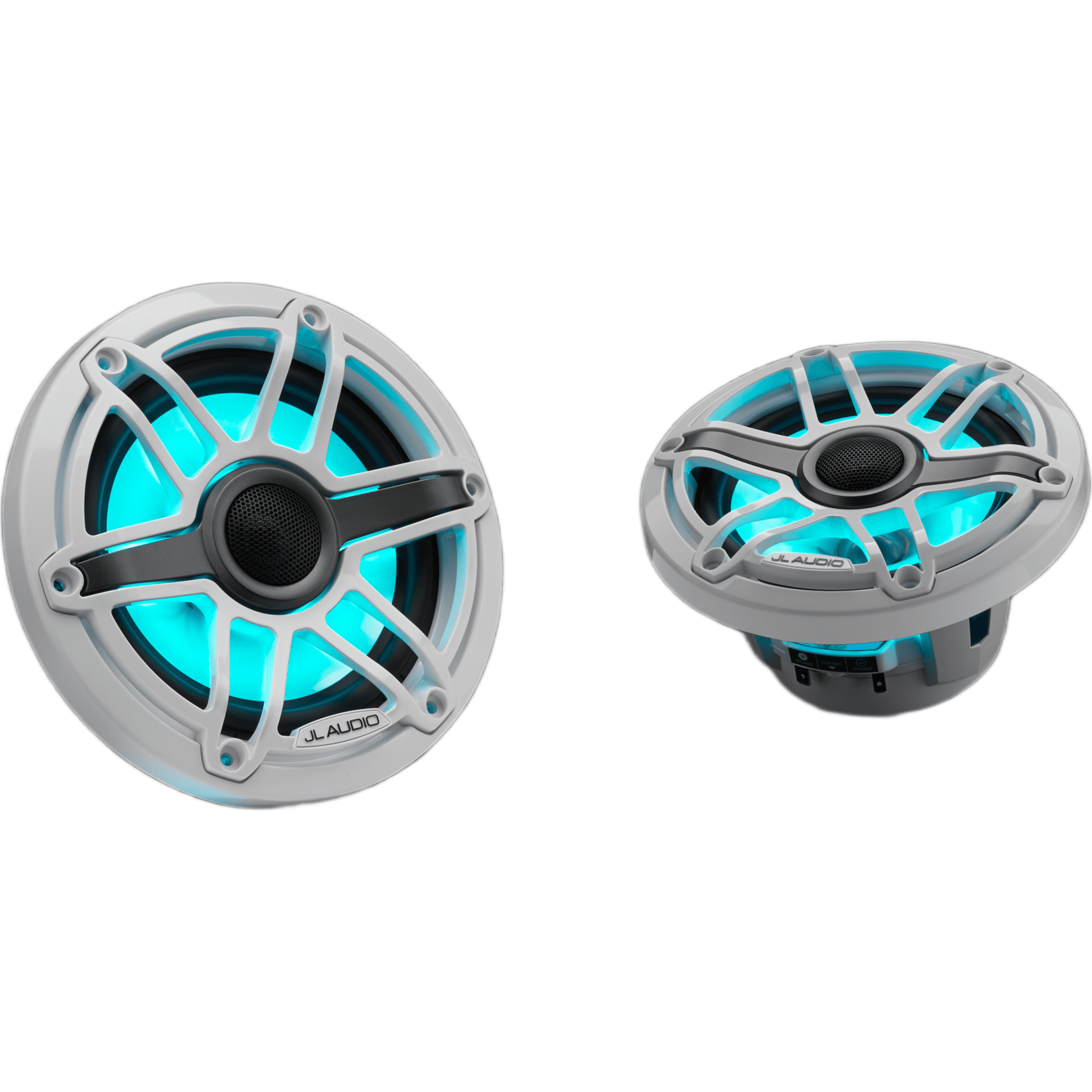 Bocinas Náuticas / 6.5" / Coaxial / 75 W RMS / LED Transflective / Rejilla Deportiva Blanca / 89.5 dB / 55 Hz-25 kHz / 4 &Omega;