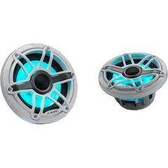 Bocinas Náuticas / 6.5" / Coaxial / 75 W RMS / LED Transflective / Rejilla Deportiva Blanca / 89.5 dB / 55 Hz-25 kHz / 4 &Omega;