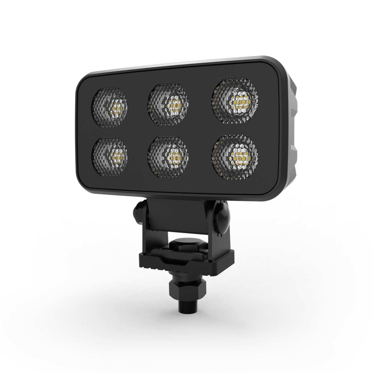 Luz de Trabajo Ultra brillante Cuadrada, 6 LED, 4630 Lúmenes, 12-24 Vcd