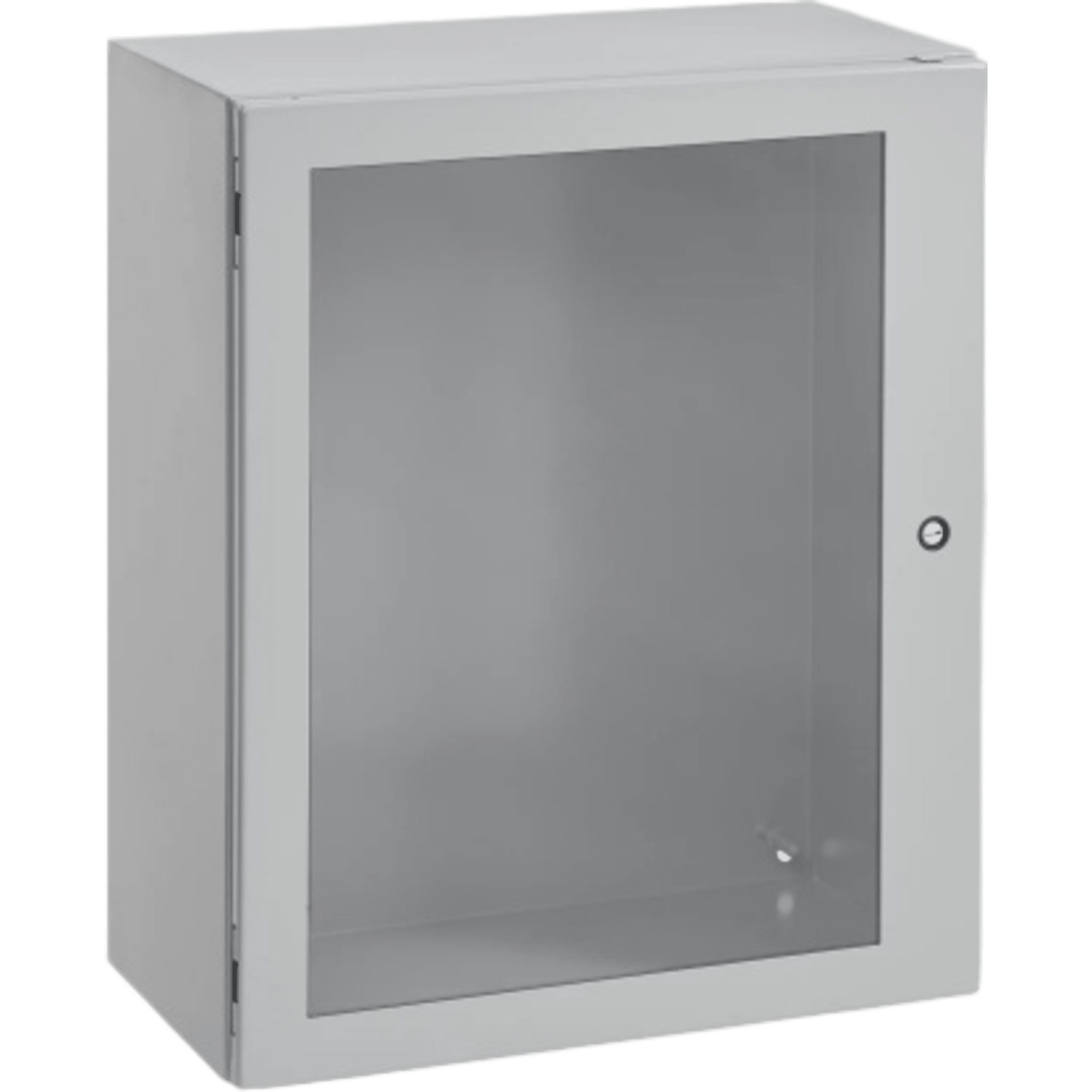 Gabinete Concept con Puerta de Ventana / 610 x 610 x 203 mm (24 x 24 x 8 in) / NEMA 4/12 / IP66 / Acero Gris Claro RAL 7035