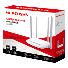 Router Inalámbrico N Mejorado / 2.4 GHz de 300 Mbps / 1 Puerto WAN 10/100 Mbps / 3 Puertos LAN 10/100 Mbps / 4 Antenas de 5 dBi