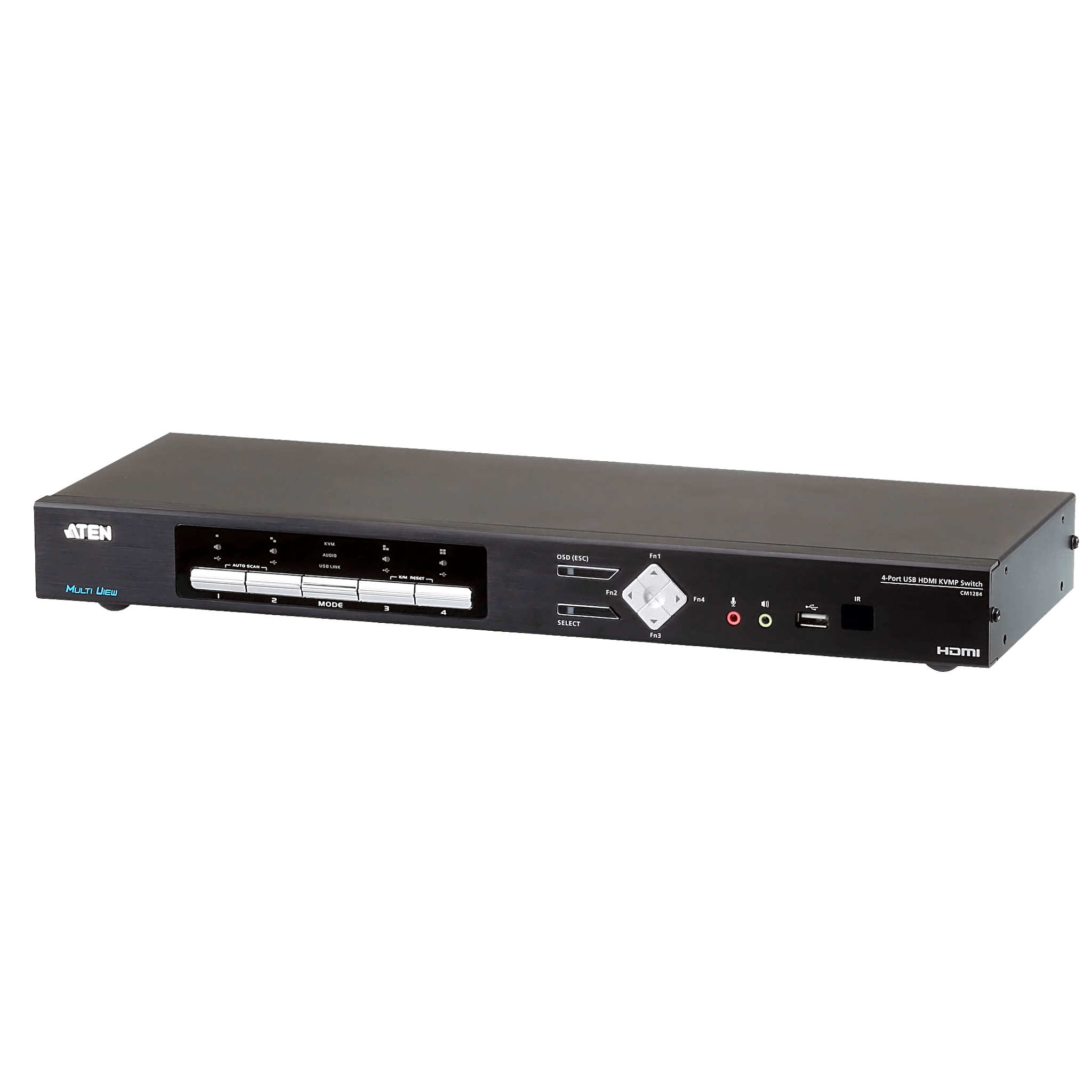 Switch KVMP Multi-View HDMI 4 Puertos USB | Resolución 4K 4096 x 2160 @ 30 Hz | Quad View | PiP / PbP / PoP | Boundless Switching | Daisy Chain Control | Video DynaSync | EDID Expert