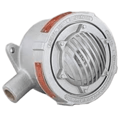 Bocina Vibrante a Prueba de Explosión Modelo 41X con Carcasa de Aluminio Resistente a la Corrosión / 120VAC, 240VAC, 24VDC / Volumen Ajustable / Ciclo de Trabajo 5 Minutos / Montaje en Tubería o Superficie