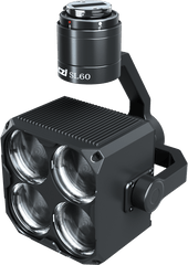 Estrobo Multi-color compatible con Drones DJI M350/M400, 90W Máximo, Luz Estroboscópica Multi-color, 4 Colores RGBY
