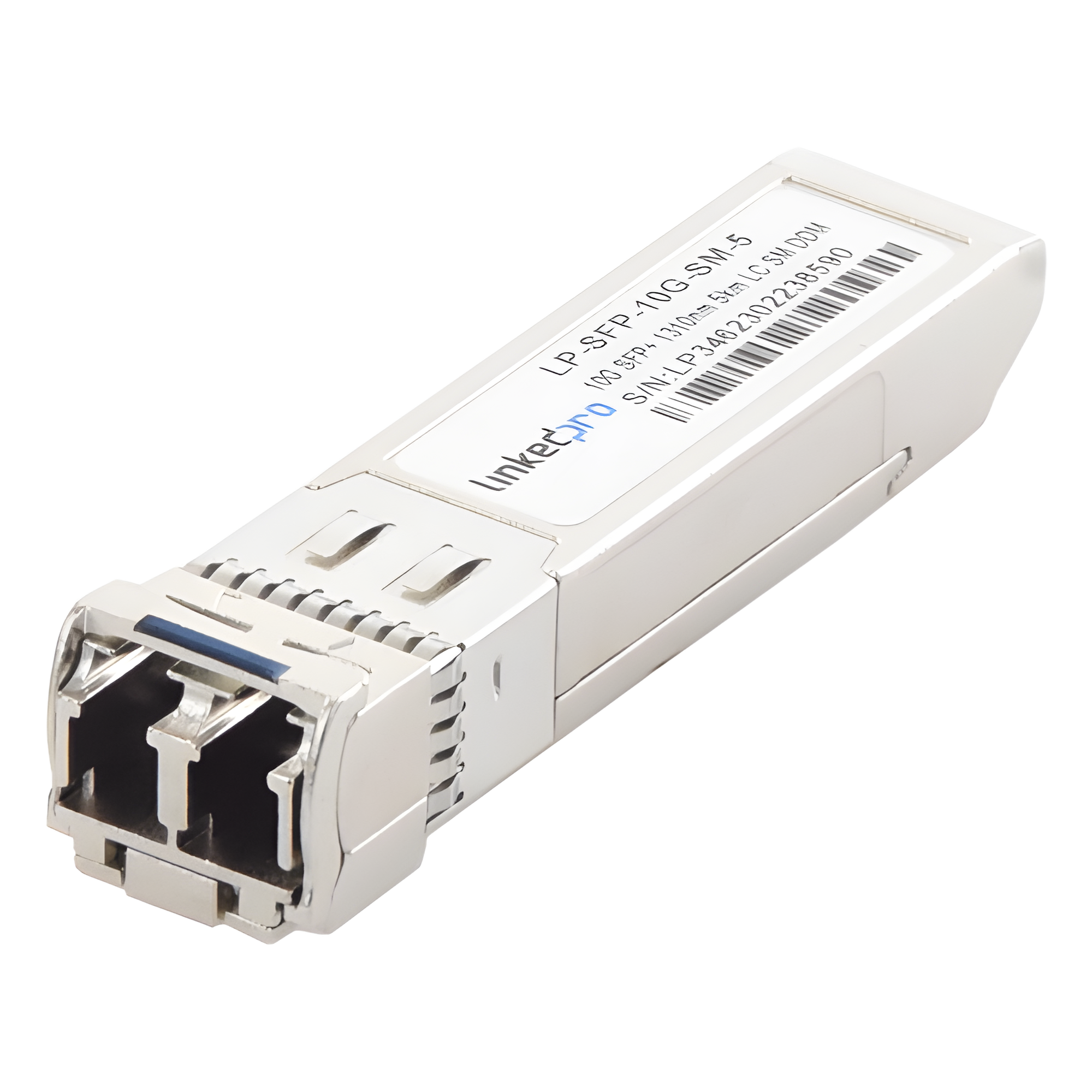 Transceptor Óptico SFP+ (Mini-Gbic) / Monomodo 1310 nm / 10 Gbps / 10GBASE / Conectores LC/UPC Dúplex / DDM / Hasta 5 km