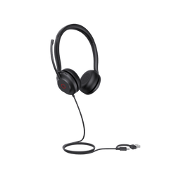 Diadema Alambrica UH35 Dual Teams de Yealink USB C/A con Cancelación de Ruido y Diseño Ergonómico