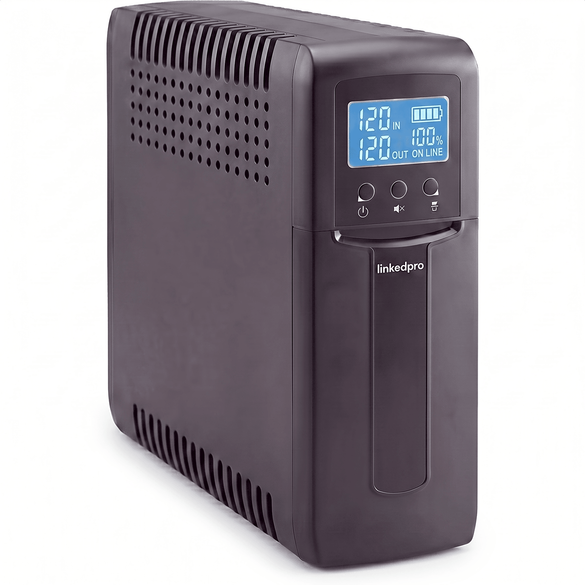 UPS de 850 VA/510 W, Topología Línea Interactiva, Entrada 120 Vca NEMA 5-15P, Tipo Mini Torre, Con 9 Tomas NEMA 5-15R